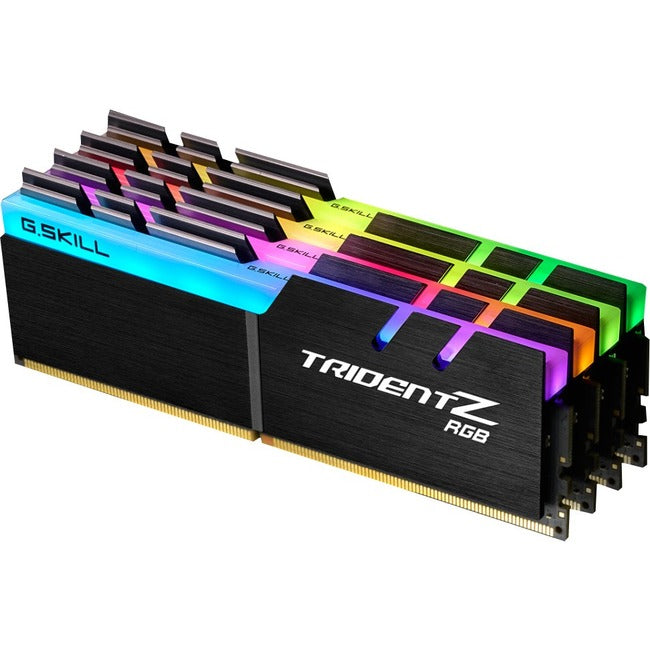 G.SKILL Trident Z RAM Module - 64 GB (4 x 16GB) - DDR4-3600/PC4-28800 DDR4 SDRAM - 3600 MHz - CL17 - 1.35 V G.SKILL Trident Z RAM Module - 64 GB (4 x 16GB) - DDR4-3600/PC4-28800 DDR4 SDRAM - 3600 MHz - CL17 - 1.35 V
